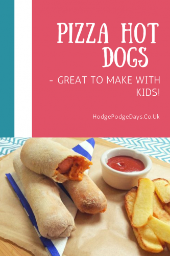 Recipe: Pizza Hot Dogs - great to make with kids!