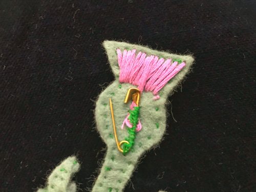 Crafts: Make your own Scottish Thistle Brooch