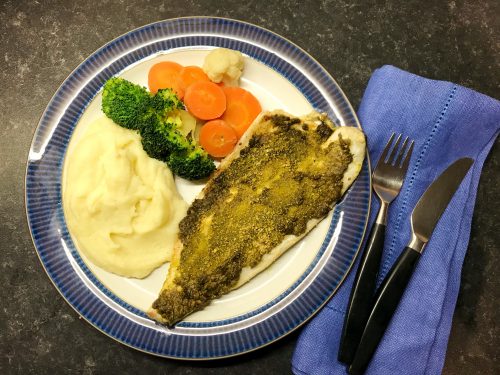 Recipe: Easy Pesto Baked Fish - a family meal favourite!