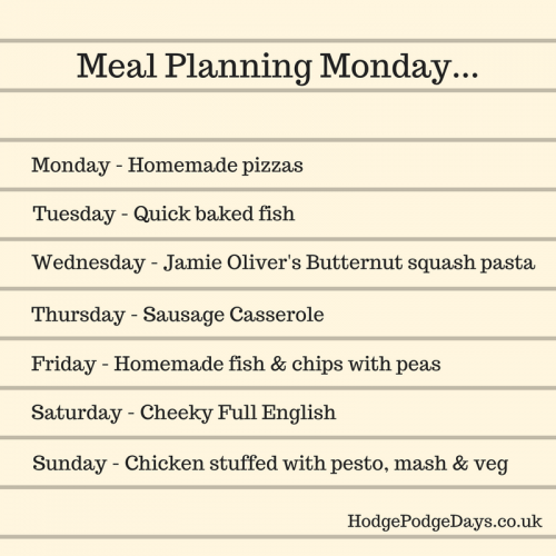Meal Planning Monday: Shaking off the January Blues