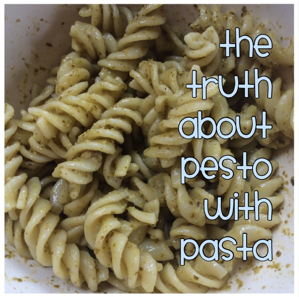 Pasta with pesto 