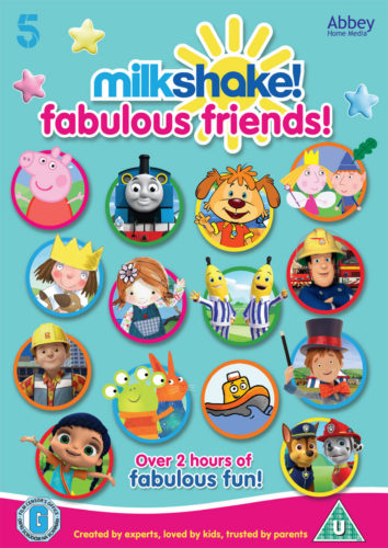 Milkshake Fabulous Friends DVD DVDs for Five Year Olds