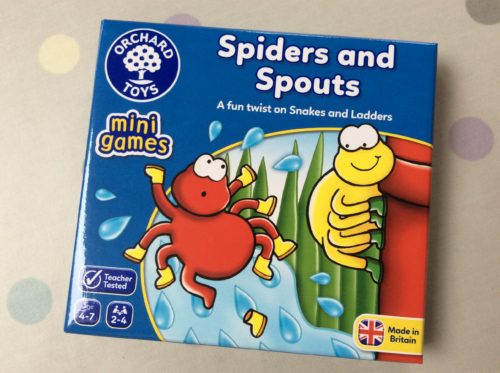 Review: Spiders and Spouts Mini Game from Orchard Toys