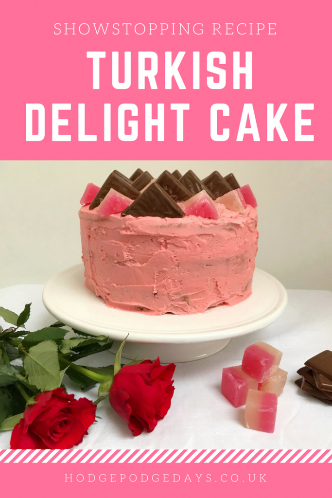 Recipe: Showstopping Turkish Delight Cake - HodgePodgeDays