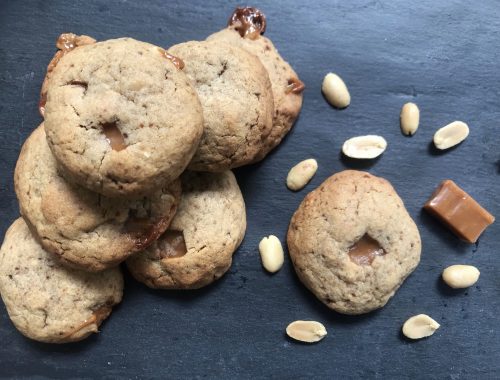 Recipe: Salted Peanut and Caramel Cookies