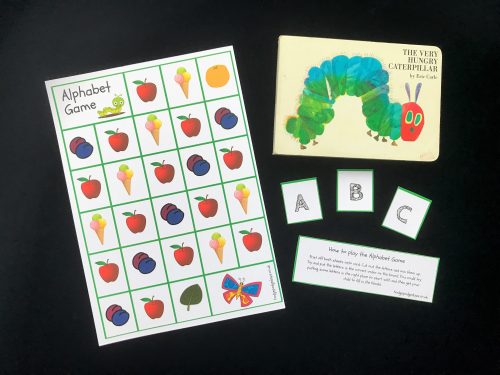 Learning: The Very Hungry Caterpillar Alphabet Game