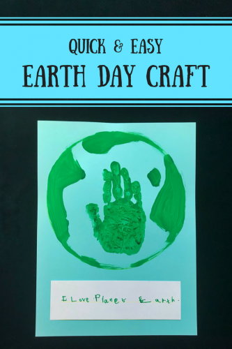 Kids Crafts: Quick and Easy Earth Day Craft