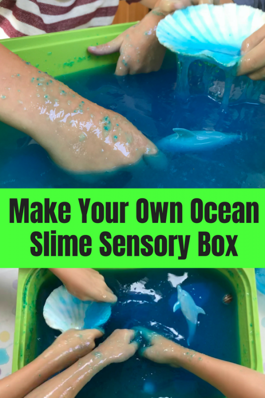Learning: Ocean Slime Baff Activity Box - HodgePodgeDays