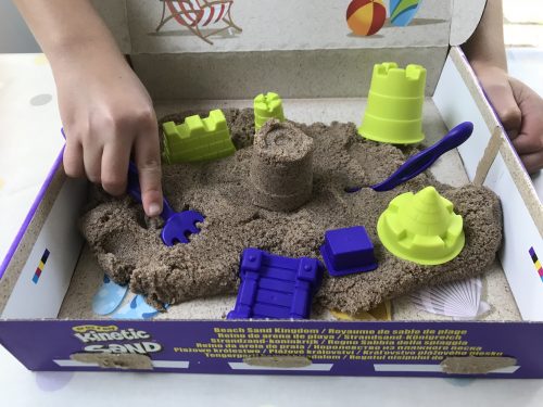 Sensory Play: Kinetic Sand Beach Sand Kingdom