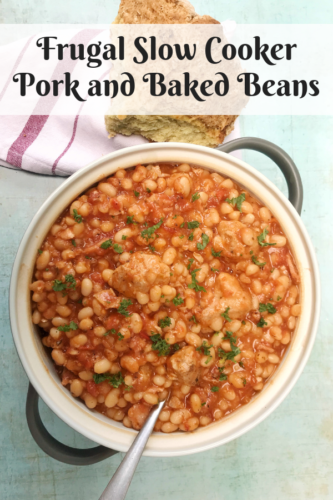 Slow Cooker Pork and Baked Beans