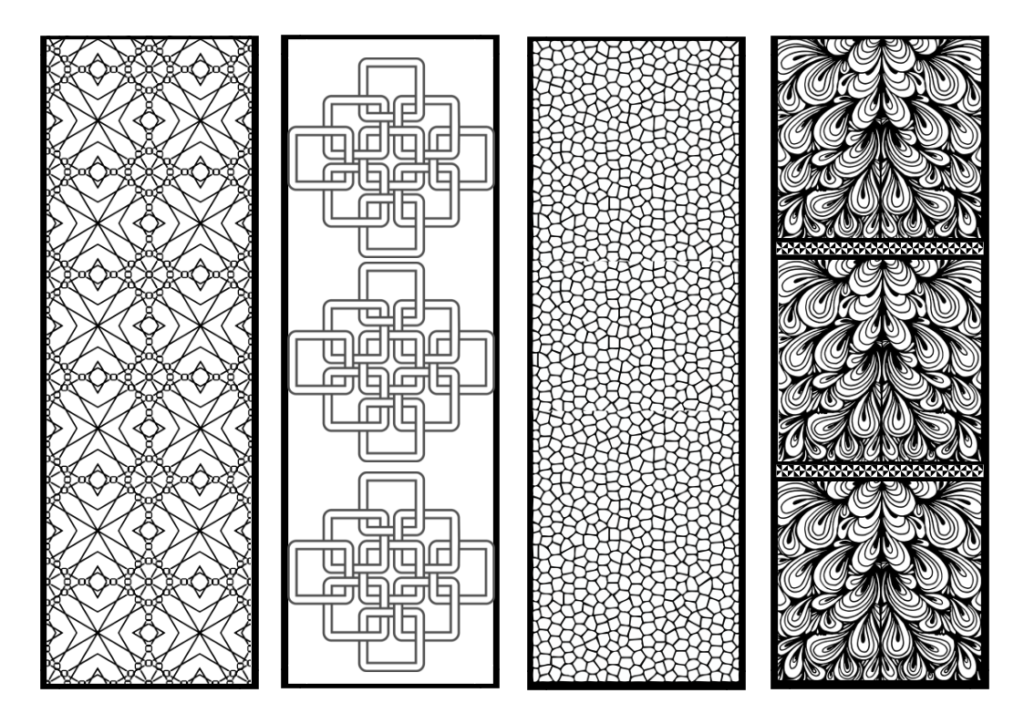 FREE Printable: Bookmarks for Adult Colouring - HodgePodgeDays