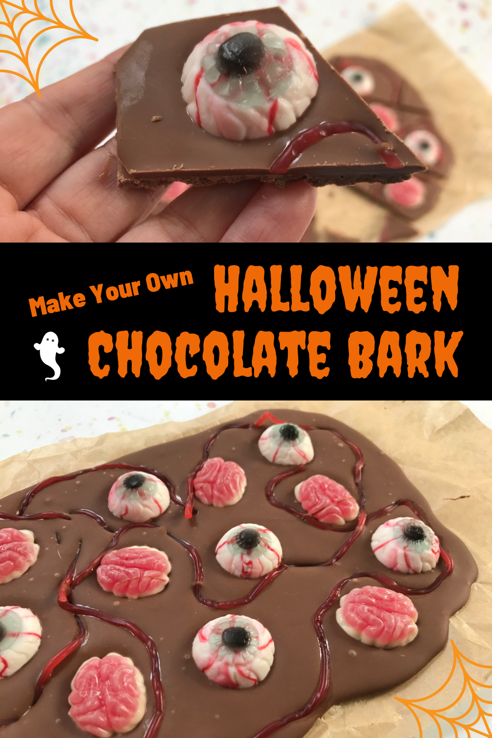 Halloween Recipe: Creepy Chocolate Bark - HodgePodgeDays