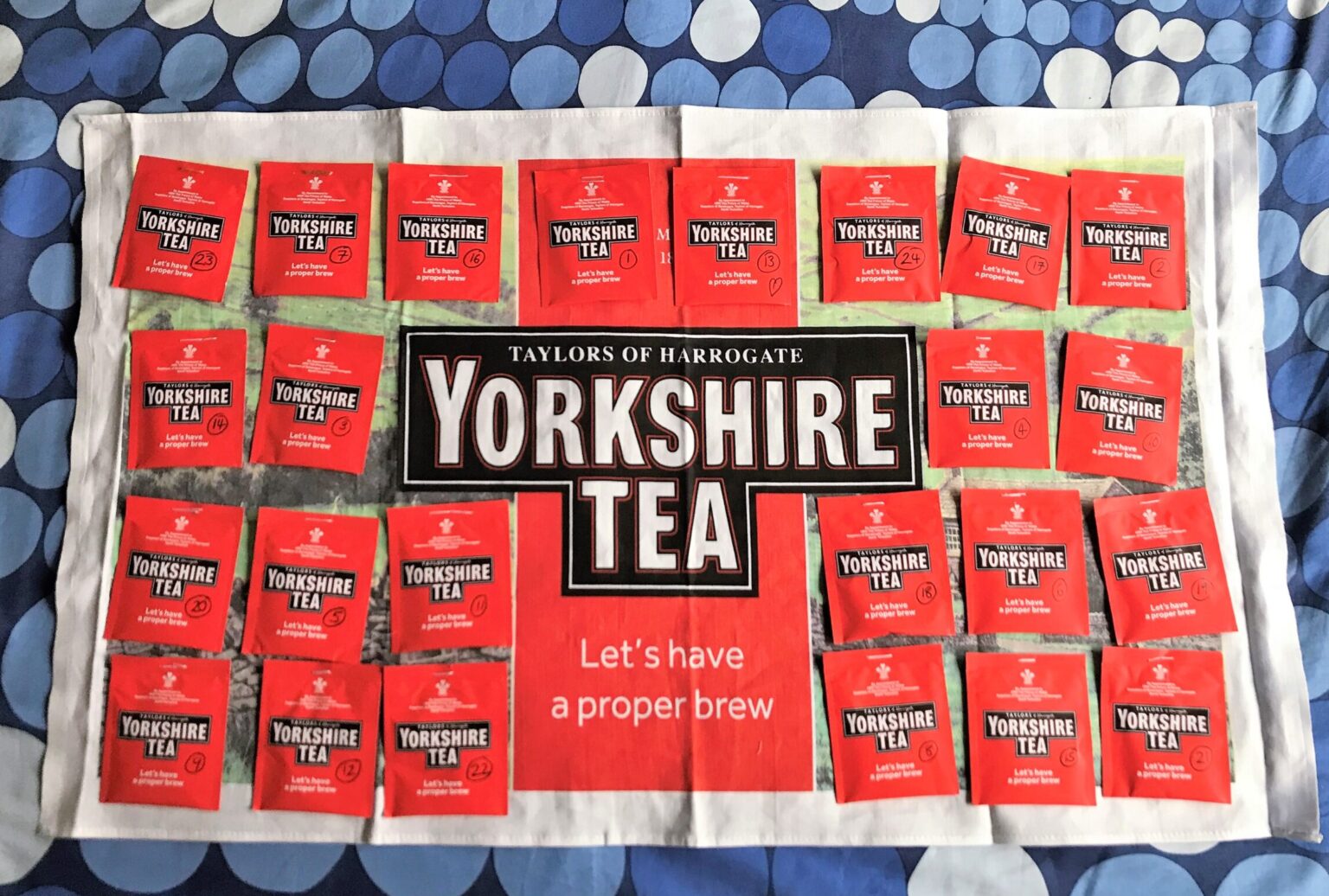 Make Your Own Yorkshire Tea Advent Calendar HodgePodgeDays