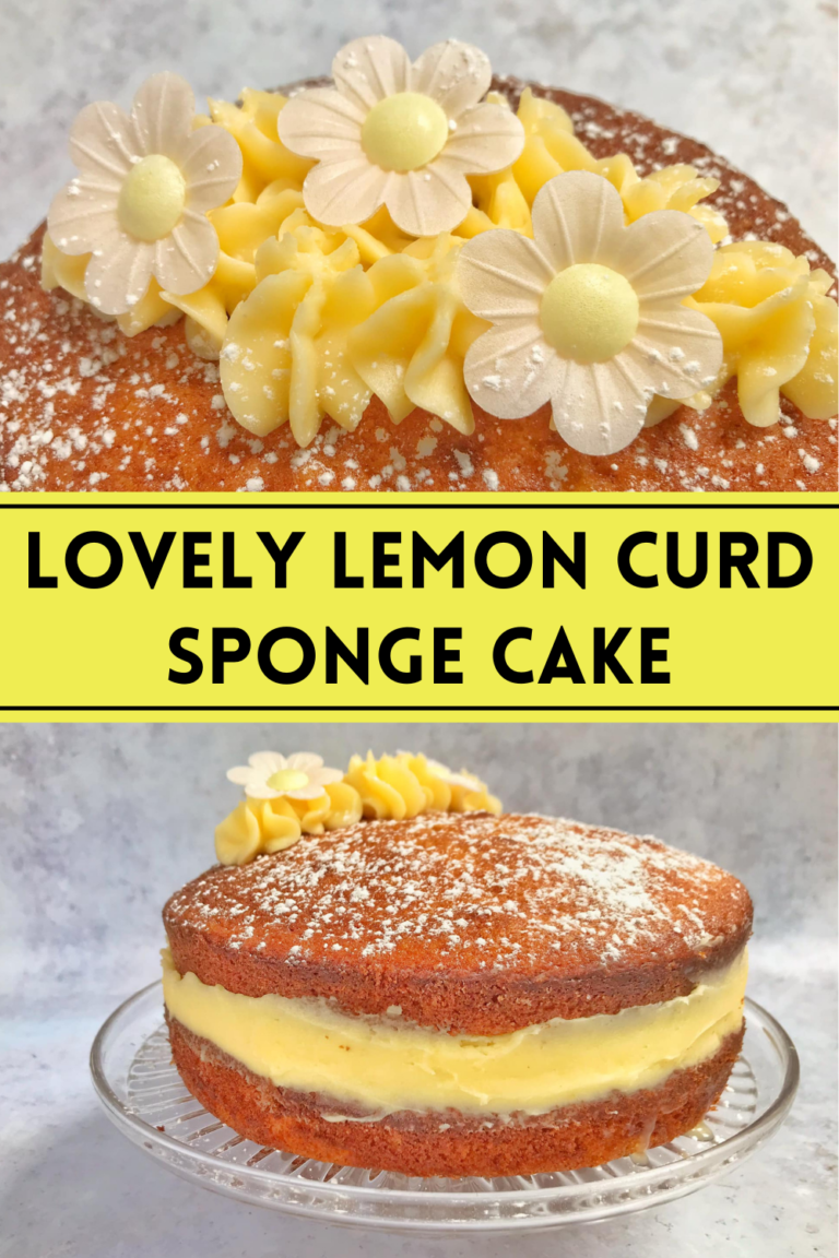 Beautiful Bakes: Lemon Curd Sponge Cake - HodgePodgeDays