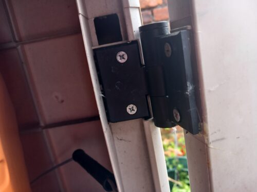 DIY for Single Girls: Replacing Shed Door Hinges