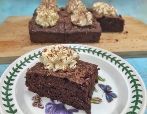 Chocolate and Cherry Traybake